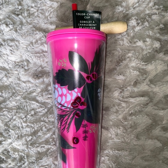 Pink Pinecone Starbucks Holiday Cup 2021